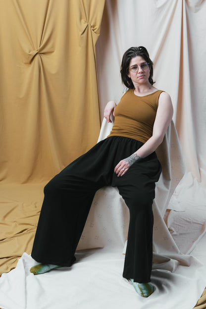 Zinat Pant in Licorice