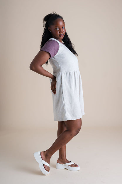 Lisbon Romper in Sand Dollar