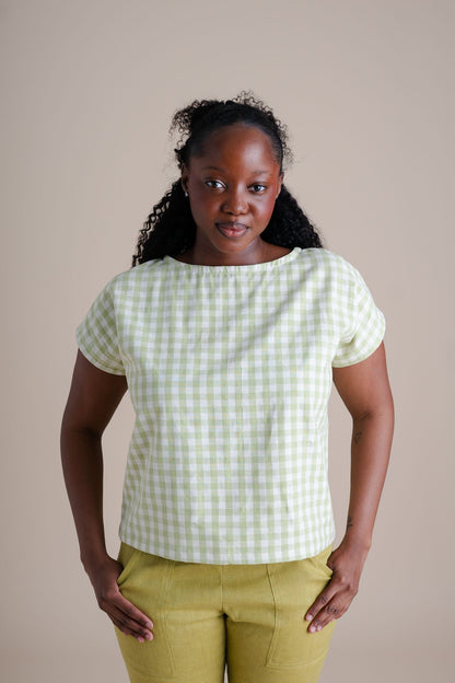 Painter Top in Honeydew