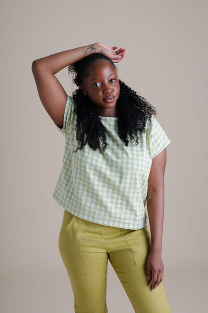 Painter Top in Honeydew